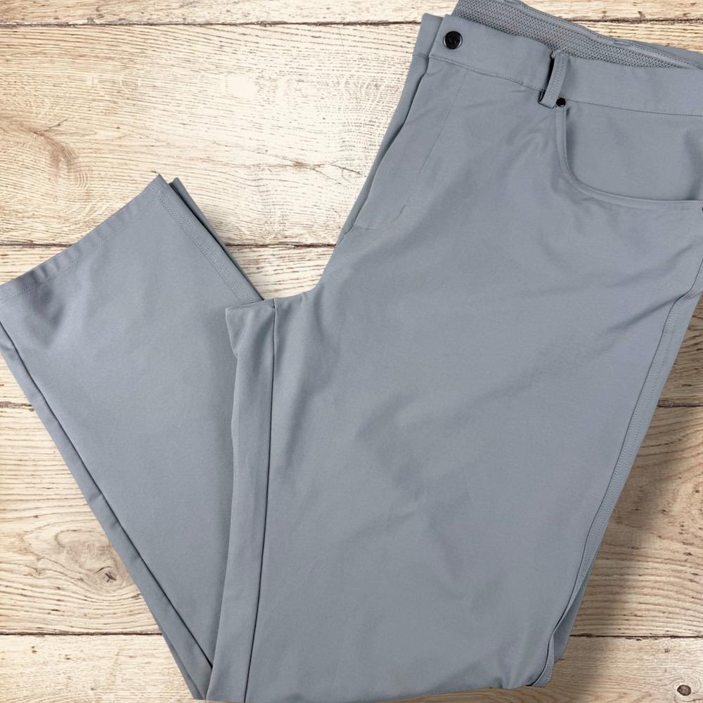 GREG NORMAN‎ Mens ML75 Microlux 5 Pocket Golf Pants 40x32 Gray